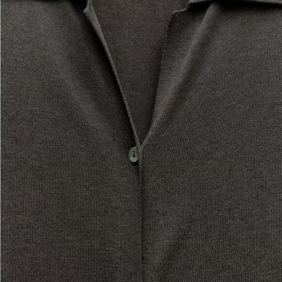 ZARA MULTIPOSITION KNIT DRESS WITH SIDE BUTTONS SIZE S NWT - Picture 9 of 10